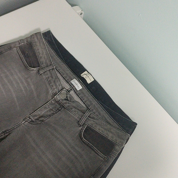 JUNAROSE 2tone Patchwork Ankle Cropped Jeans size 11 fit like 18 or 31 MUST READ - Picture 8 of 10